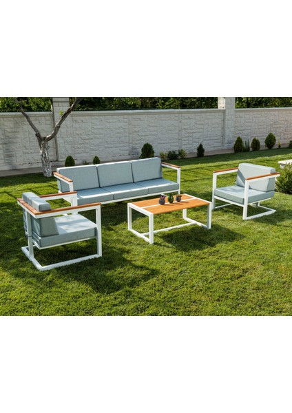 Sunny Bahçe Mobilyası 3'lü Buz Mavisi modelleri