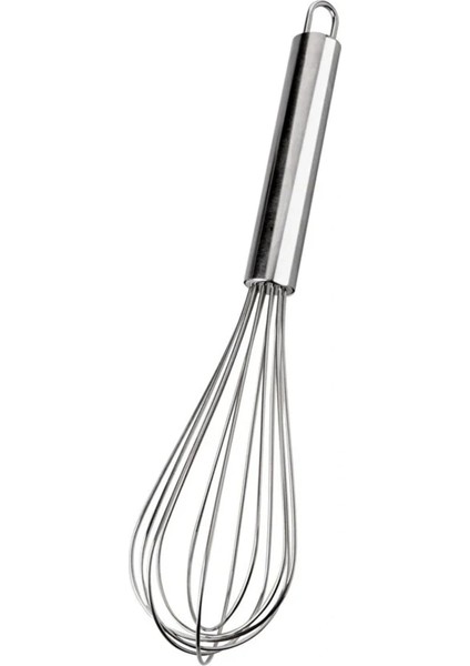 Paslanmaz Çelik 25CM Çırpıcı Yumurta Süt Karıştırıcı Hamur Çırpıcı Metal Saplı Lüx Çırpıcı fiyatları