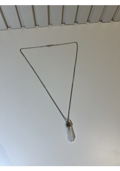 Ametist Uzun Çivi Doğal Taş Kolye TKY0363 fırsatları