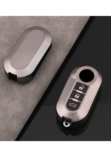 Fiat Doblo Ducato Gri Silikon Araba Anahtar Kılıfı Anahtar Kabı