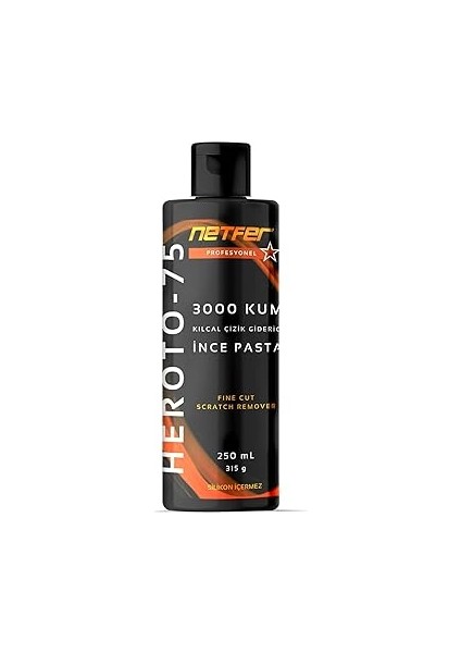 3'lü Ince Kalın Pasta Cila Set - 3X250 ml modelleri