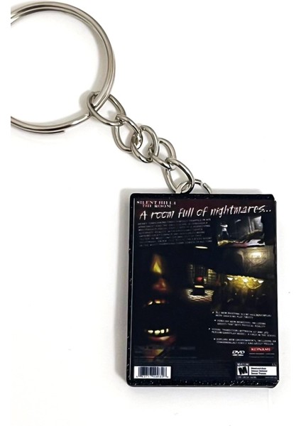 Silent Hill 4 The Room Retro Ps2 Minyatür Oyun Kutusu Anahtarlık modelleri