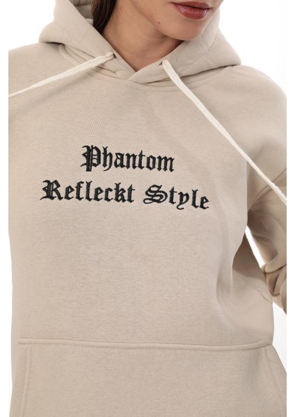 Kadın Kapüşonlu Kanguru Cep Şardonlu 3 Iplik Kışlık Içi Polarlı Günlük Eşofman Takım indirimleri