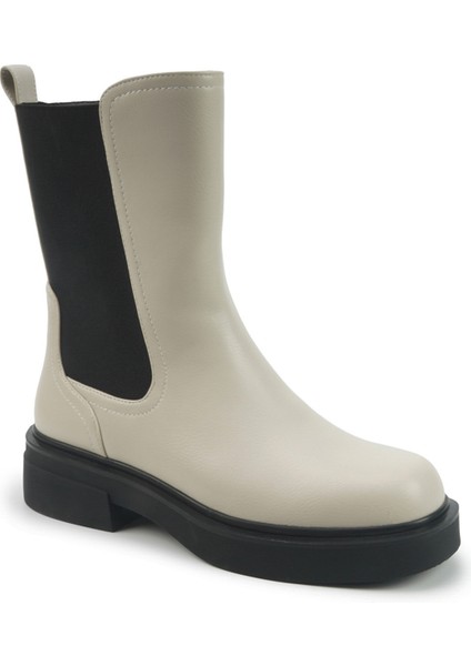 Candıce 5pr Kırık Beyaz Kadın Düz Bot fiyatları