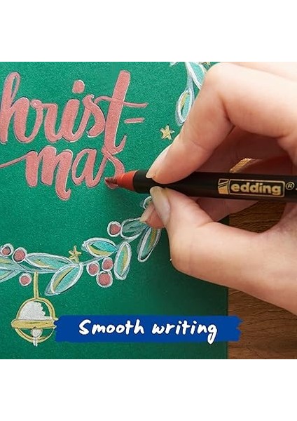 1340 Metalik Fırça Uçlu Keçeli Kalem, 6 Parlak Renkli Set, Esnek Fırça Ucu indirimleri