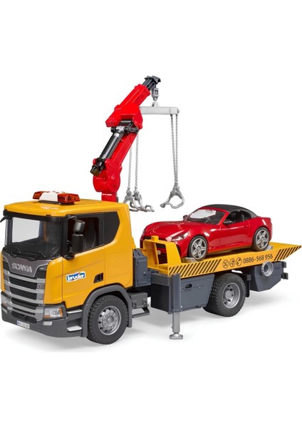 Bruder Scania 560R Çekici ve Roadster Araba BR03552
