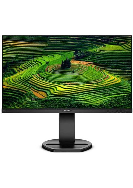 23.8 Phılıps 241B8QJEB/00 IPS 5ms 75MHZ 1xvga 1xhdmı 1xdp 1xdvı Fhd 1920X1080 USB Hoparlör Yükseklik Ayarı Vesa Siyah