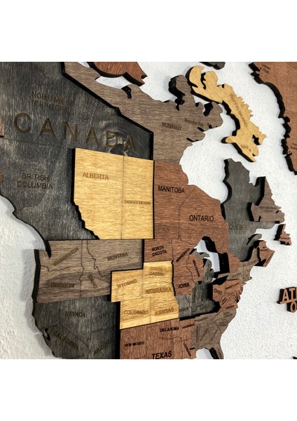 Luna Ahşap Dünya Haritası fırsatları