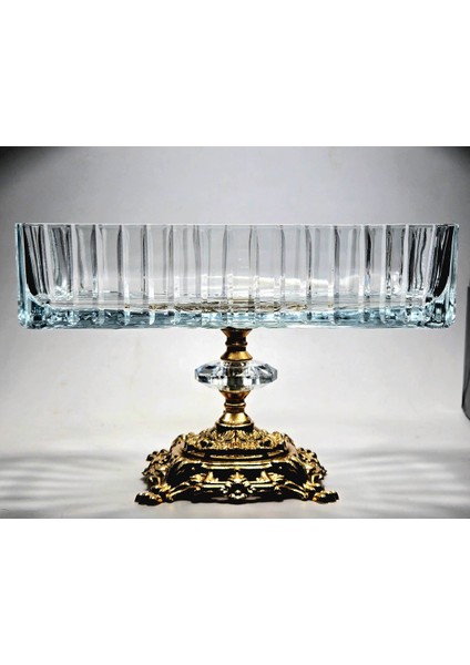 El Yapımı Kristal Vertical Kesim Batom Dekoratif Sunumluk Kase fiyatları