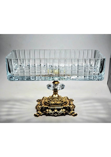 El Yapımı Kristal Vertical Kesim Batom Dekoratif Sunumluk Kase modelleri