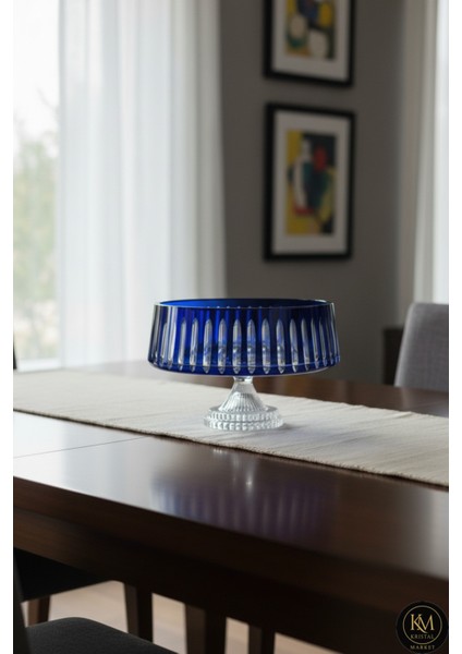 Kesme Kristal Merkür Vertikal Kase