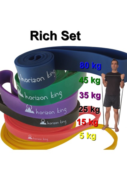 Direnç Lastiği Rich 6'lı Set