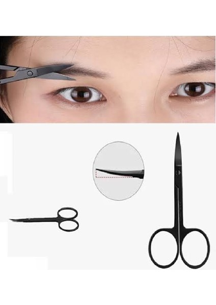 Çok Amaçlı Makyaj Makas – Kaş, Saç ve Makyaj Için Profesyonel Paslanmaz Çelik Makas fırsatları