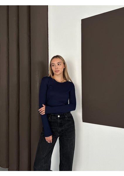 Kadın Uzun Kollu Bisiklet Yaka Penye Body fiyatları