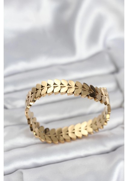 316L Çelik Başak Model Kadın Kelepçe Bileklik