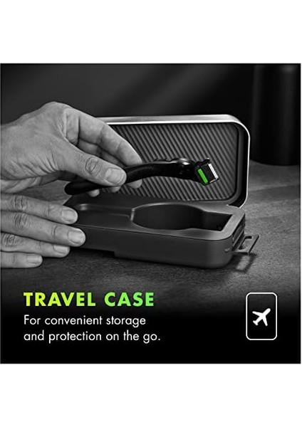 Gillette Labs Peeling Çubuklu Tıraş Seti - Seyahat Çantalı, 3 Yedek Bıçak ve Manyetik Stand fiyatları