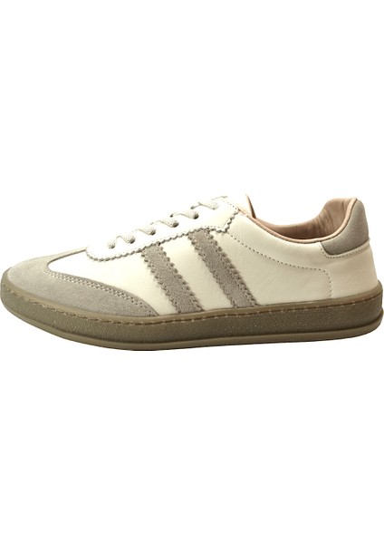 S.89 Hakiki Deri Ortopedik Bağlı Casual Günlük Kadın Ayakkabı