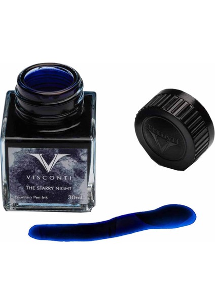 Van Gogh Şişe Mürekkep Starry Night 30 ml Mavi INKVG-30ML18