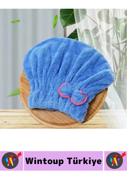 Her Baş Ölçüsüne Uyumlu Esnek Hızlı Emici Banyo Havuz Duş Mikrofiber Havlu Saç Kurutma Bonesi 2 Adet indirimleri