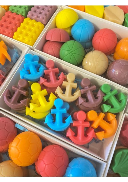 Çapa Model Renkli Sabunlar 30 Adet