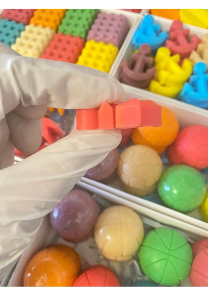 Çapa Model Renkli Sabunlar 30 Adet modelleri