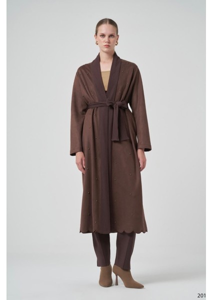 6001 Triko Detalı Zımbalı Nubuk Kap