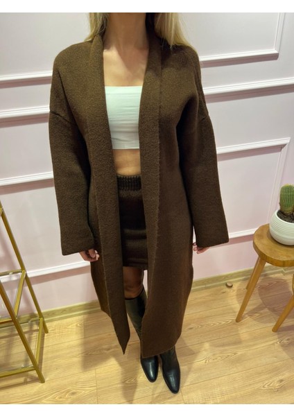 Yumuşak Dokulu Kalın Salaş Uzun Hırka fiyatları