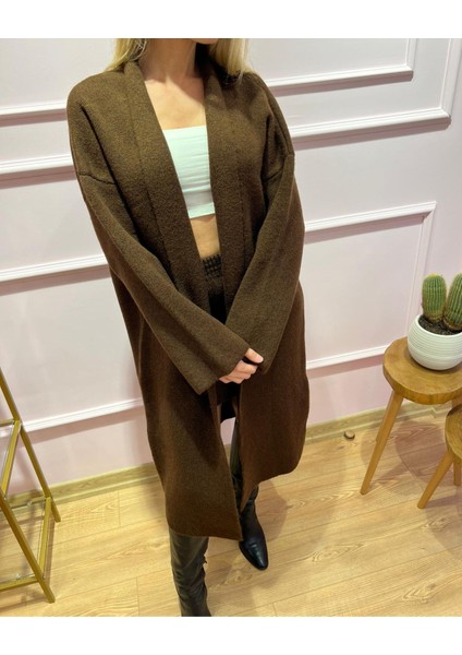 Yumuşak Dokulu Kalın Salaş Uzun Hırka modelleri