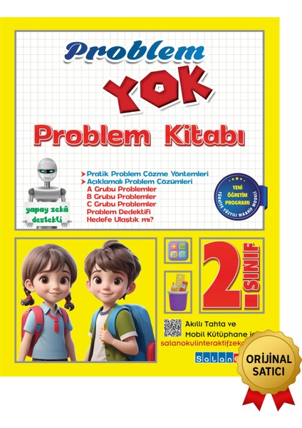 Resmi ve Orijinal Satıcı 2. Sınıf Problem Kitabı
