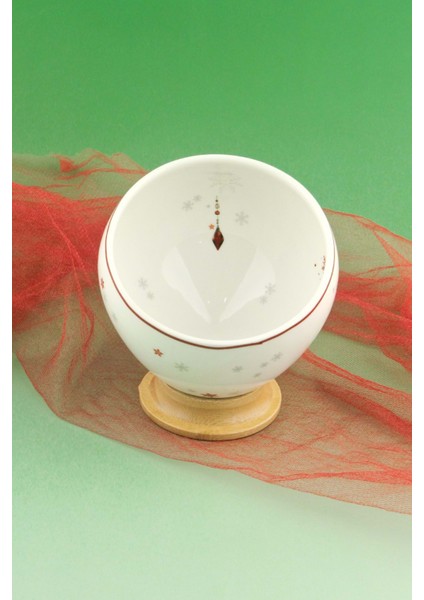 Christmas Carol Bambu Ayaklı Porselen Kase fiyatları