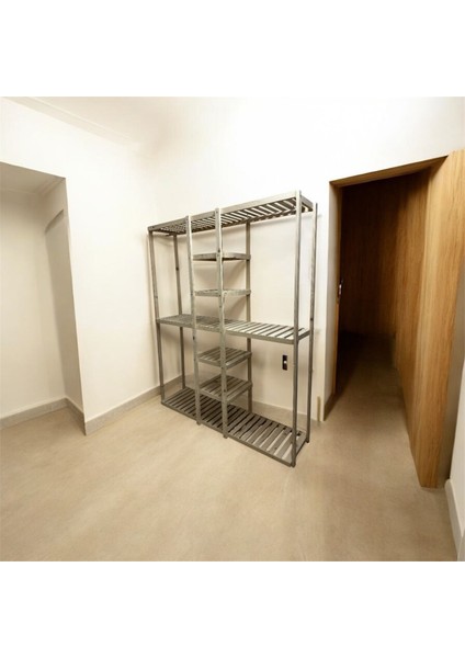 Doğal Ahşap Açık Elbise Dolabı indirimleri