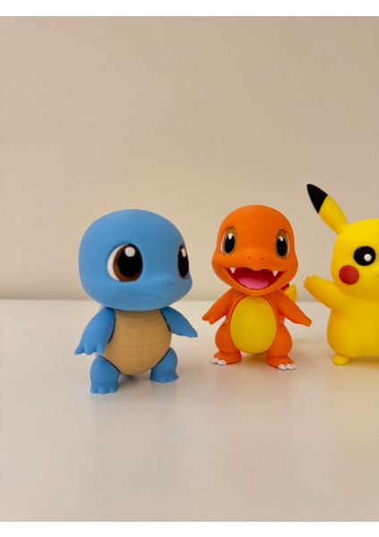 Pokemon Efsane 4lü - Pikachu+Squirtle+Bulbasaur+Charmander Figür Oyuncak