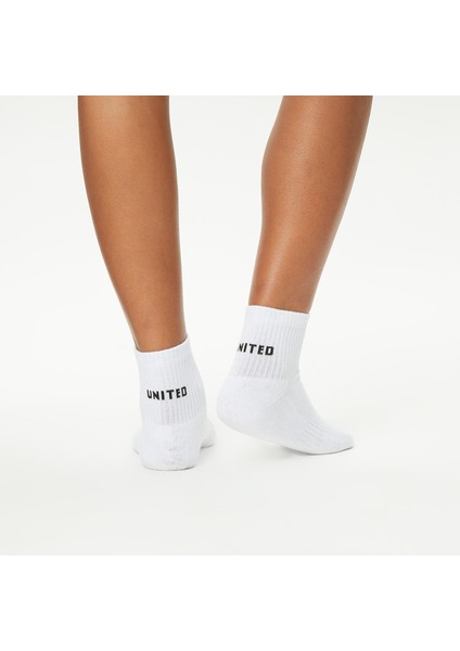 Unıted4 Classic Unisex Siyah/beyaz 2'li Çorap fiyatları