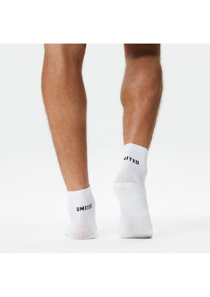 Unıted4 Classic Unisex Siyah/beyaz 2'li Çorap indirimleri
