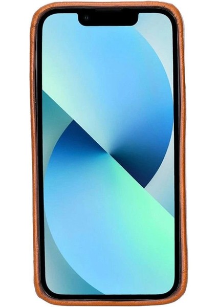 Apple iPhone 13 Uyumlu Deri Arka Kapak Rock RST2EF Taba fiyatları