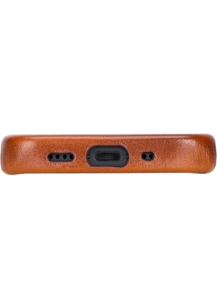 Apple iPhone 13 Uyumlu Deri Arka Kapak Rock RST2EF Taba fırsatları