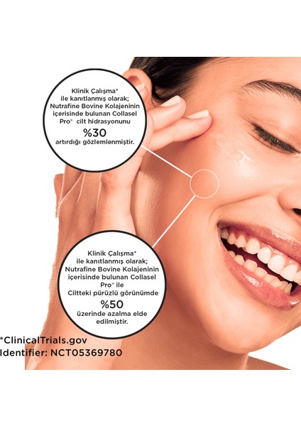 Marine Collagen Çift Hidrolize Tip 1 Klinik Çalışmalı Balık Kolajen Peptitler 70 Gr. (7 Günlük)