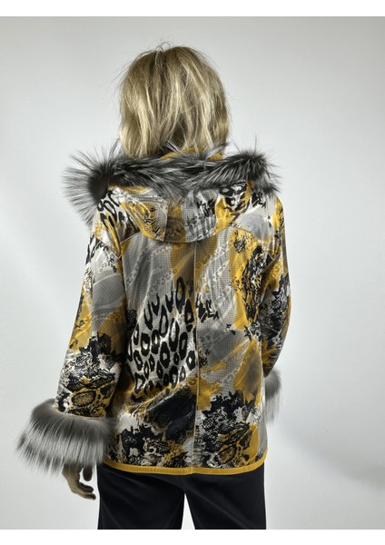 Çift Taraflı Giyilebilir Kadın Deri Mont Sila Model indirimleri