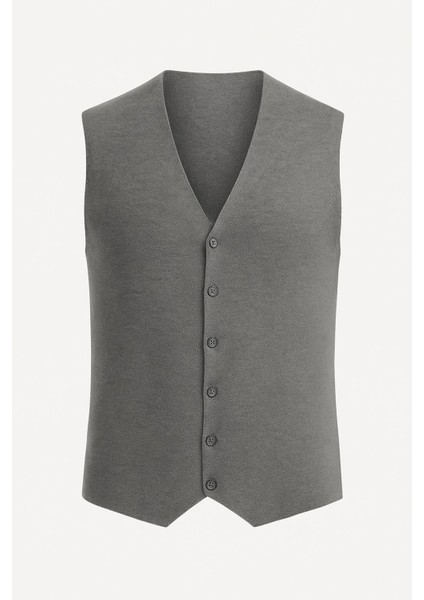 Herman Slim Fit Erkek Düğmeli Triko Yelek - 7461 fiyatları