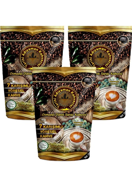 Osmanlı Dibek Saray Kahvesi 200 gr x 3 Adet