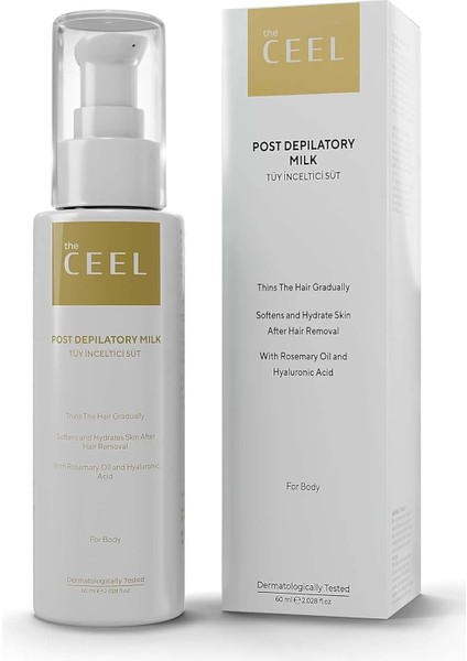 The Ceel Tüy Inceltici ve Nemlendirici Süt 60 ml - Isırgan Otu ve Hyaluronik Asit Özlü Cilt Yumuşatıcı ve Nemlendirici Bakım modelleri