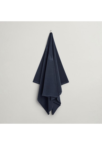 Unisex Lacivert Baskılı Havlu