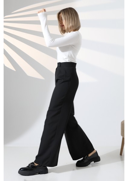 Kadın Palazzo Pantolon Düğmeli fiyatları