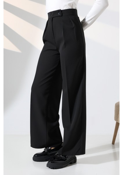 Kadın Palazzo Pantolon Düğmeli modelleri