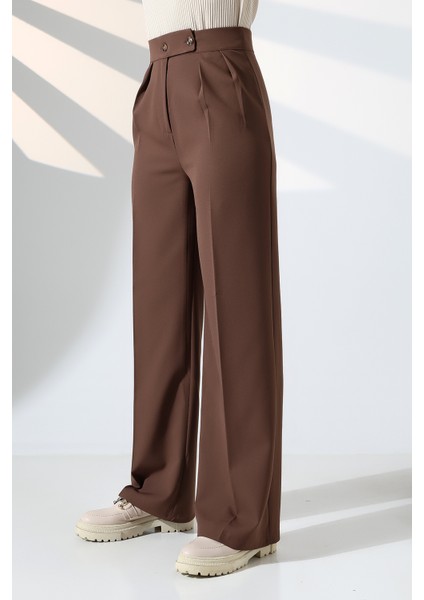 Kadın Palazzo Pantolon Düğmeli fiyatları