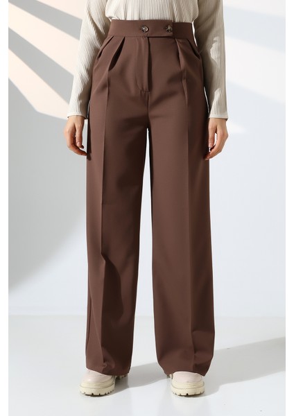 Kadın Palazzo Pantolon Düğmeli fırsatları
