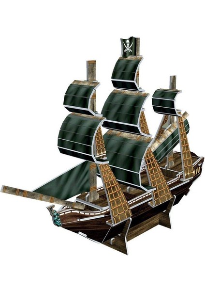 Revell 3D Puzzle 00115 Korsan Gemisi, Kafatası Bayrağı ile Yelkenli Gemisi 3D Dünyayı Keşfet fiyatları
