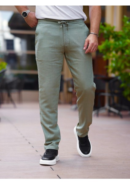 Keten Jogger Pantolon modelleri