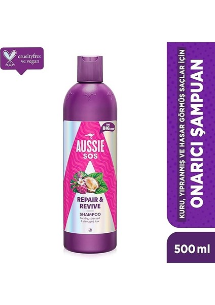 Sos Repair & Revive Kuru, Yıpranmış ve Hasar Görmüş Saçlar Için Şampuan 500ML fiyatları