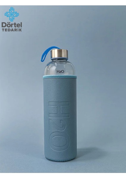 H2O Deri Kılıflı Cam Matara 1000 ml fiyatları